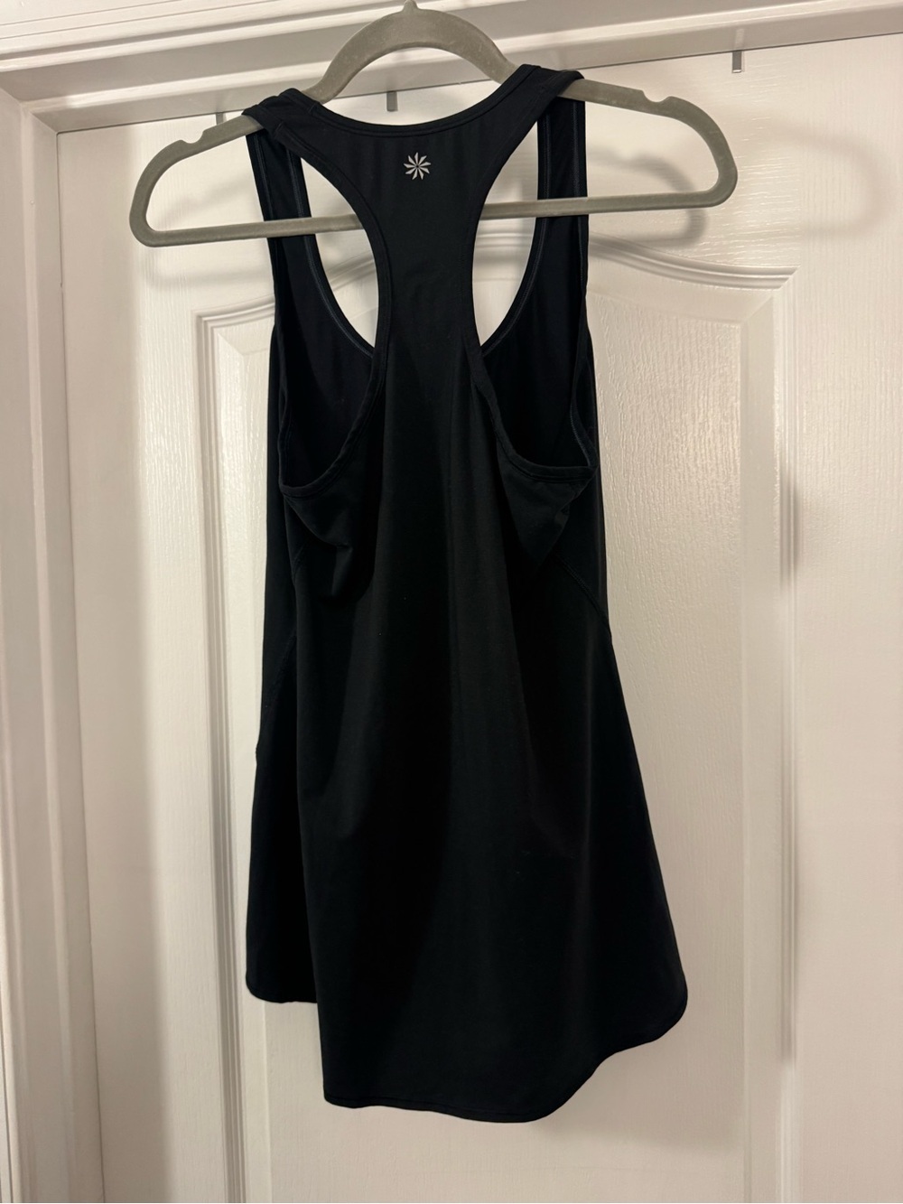 Athleta Black Scoop Neck Racerback Tank - Picture 5 of 7